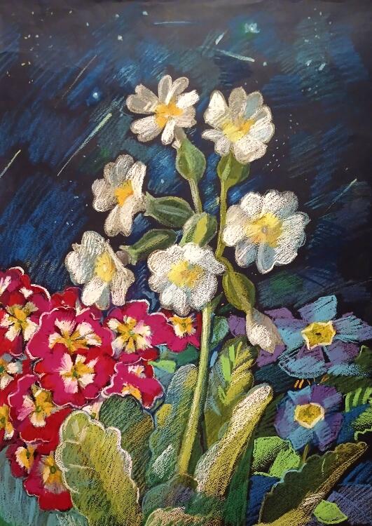 Картина «Весенние звезды» Картина «Весенние звезды»