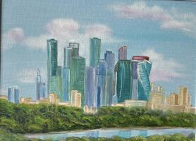 Картина «Москва-Сити»