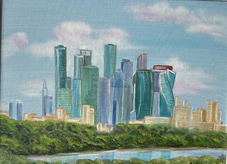 Картина «Москва-Сити»