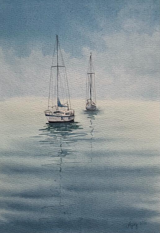 Пейзаж «Зов моря» Пейзаж «Зов моря»