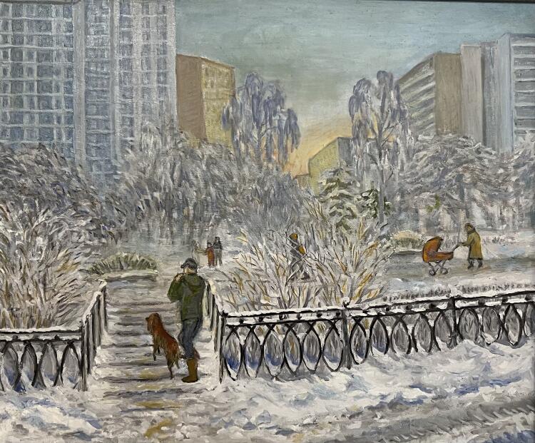 Картина "После снегопада"