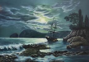 Пейзаж «Лунная ночь»