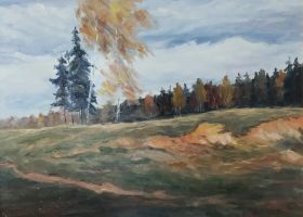 Картина "Осенью повеяло"