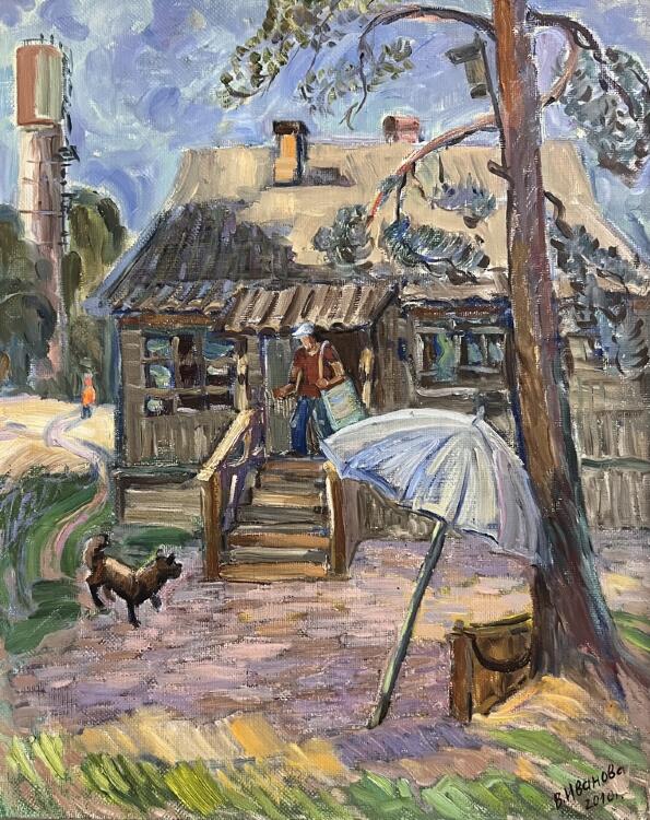 Картина «На творческой даче»