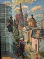 Картина «Зарядье новое и старое»