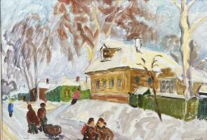 Картина «Зима в Звенигороде»