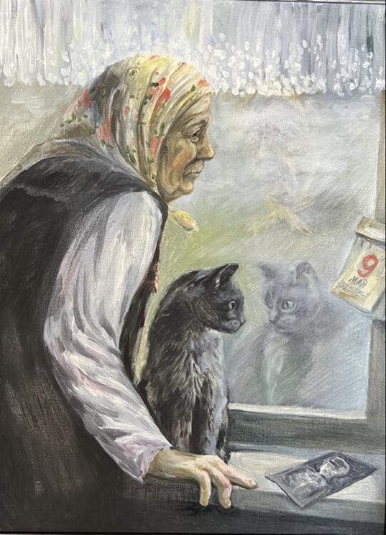 Картина «Она все ждет» Картина «Она все ждет»