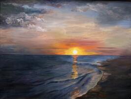 Картина «Закат в Анапе»