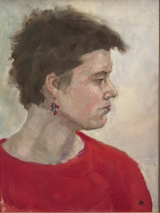 Портрет  «Мамина сережка»