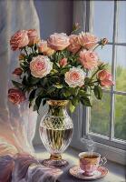 Натюрморт «Розовое утро»