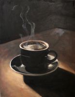 Картина "Солнечный зайчик" серия Кофе