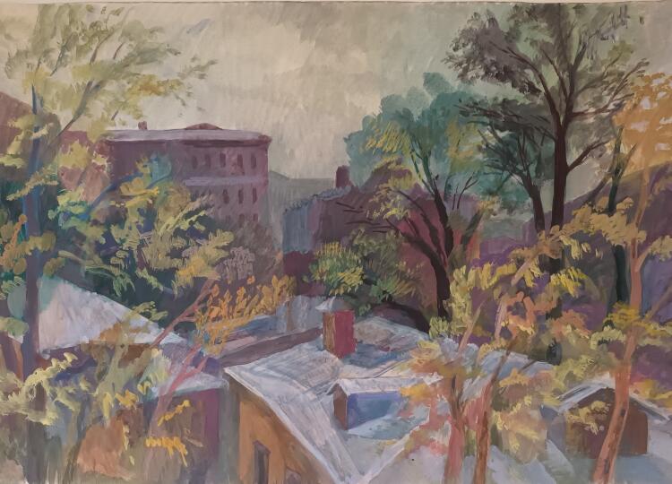 Пейзаж «Начало весны»