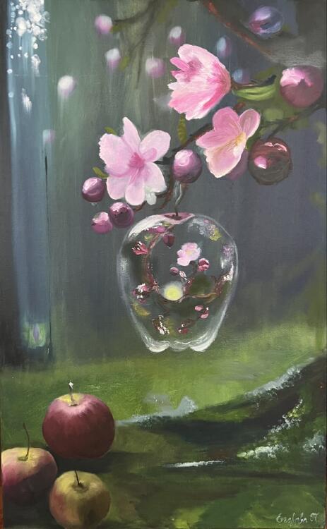 Картина «Хрустальное яблоко» Картина «Хрустальное яблоко»