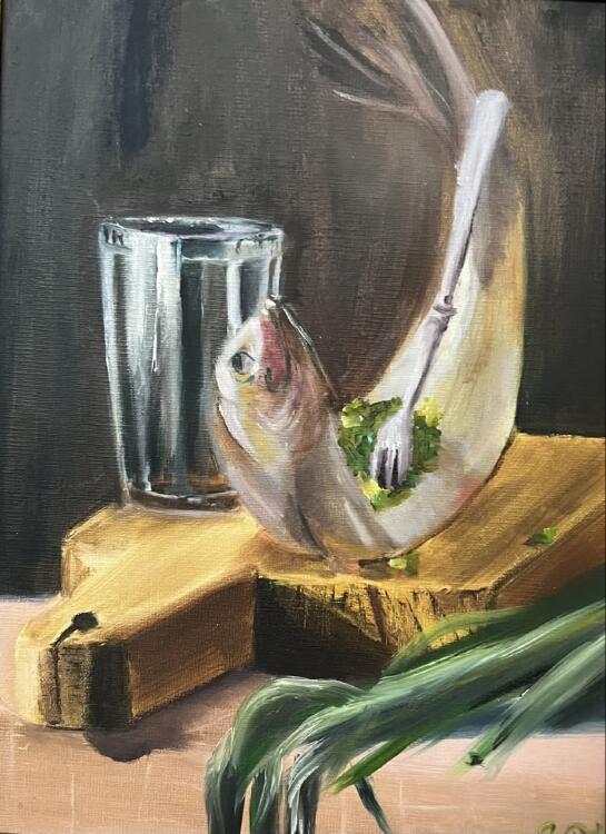 Натюрморт «Селедочка»