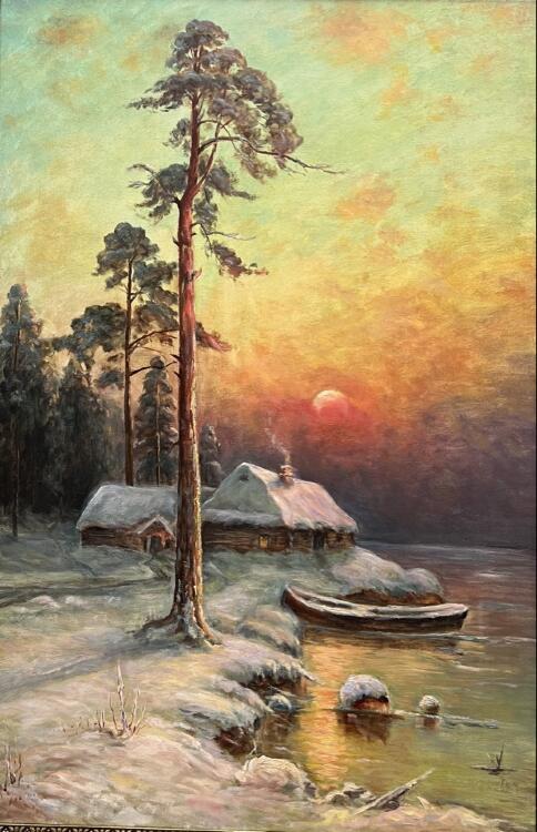 Картина "Зимнее утро»