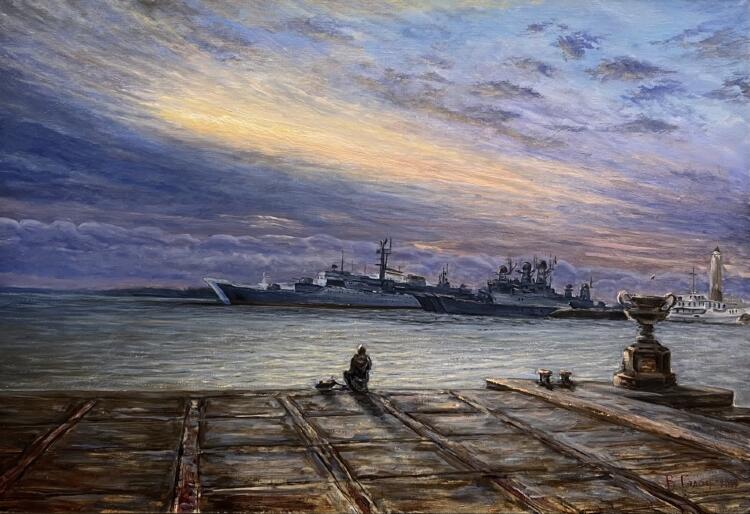 Картина «У пристани»