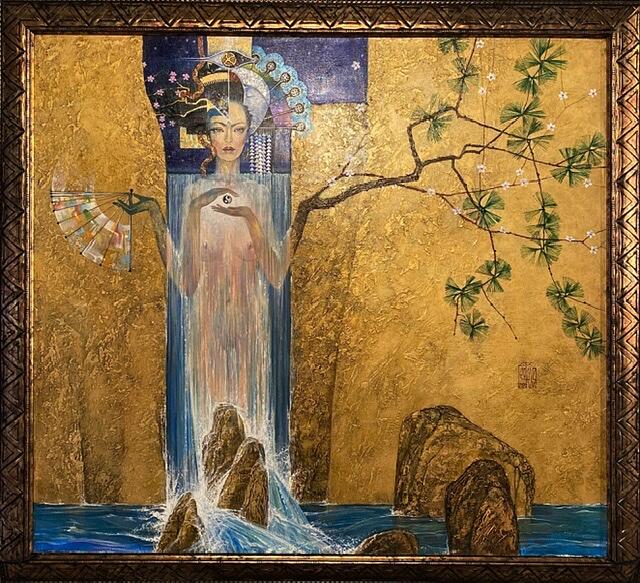 Картина «Фея восточного водопада»