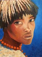 Портрет «Девочка из африканской деревни»