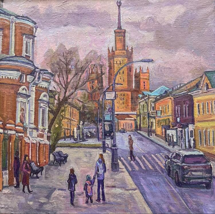 Картина «Верхняя Радищевская улица. Москва»