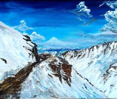 Картина "Перевал Кхардунг-Ла. Ладаку"