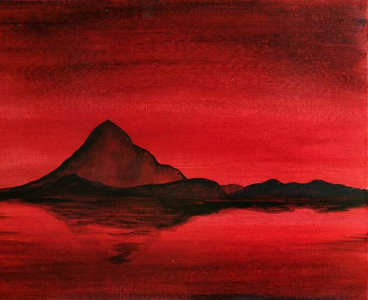 Картина «Свет красного заката»