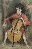Картина «Виолончелистка,