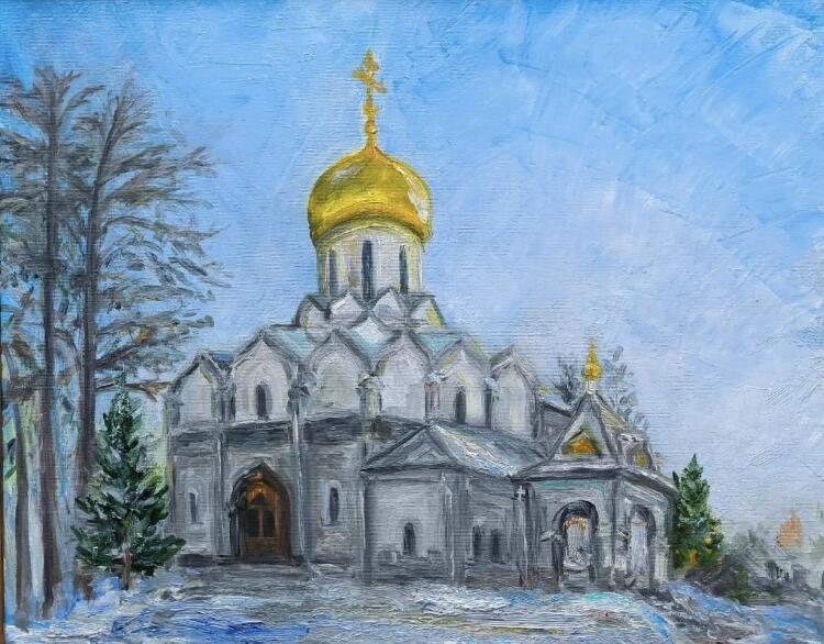 Пейзаж «Рождественский собор»