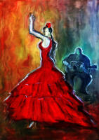 Картина "Фламенко"