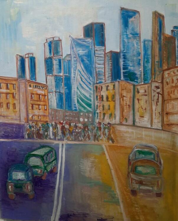 Серия "Две столицы". "Вид на Москоу Сити"