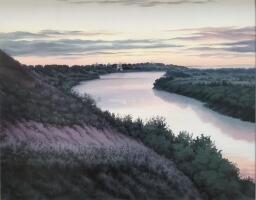 Пейзаж «На рассвете особая тишина. Русский Север»