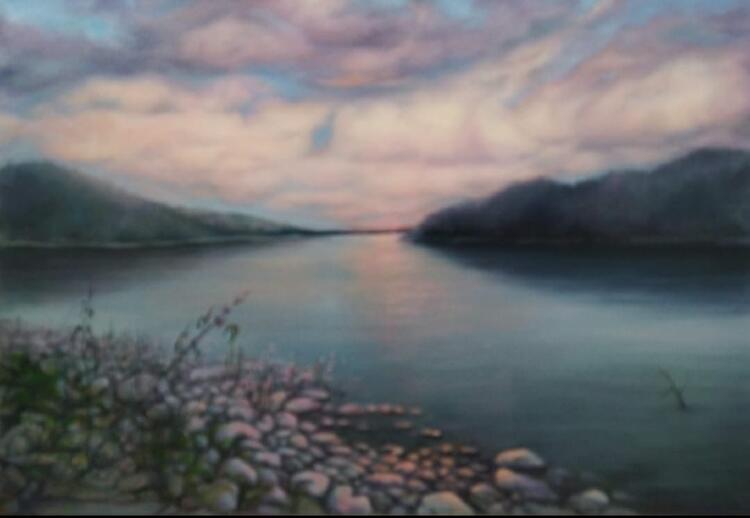 Пейзаж «Закат на Оке. Поленово» Пейзаж «Закат на Оке. Поленово»