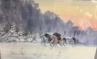 Картина "Зимние самураи»
