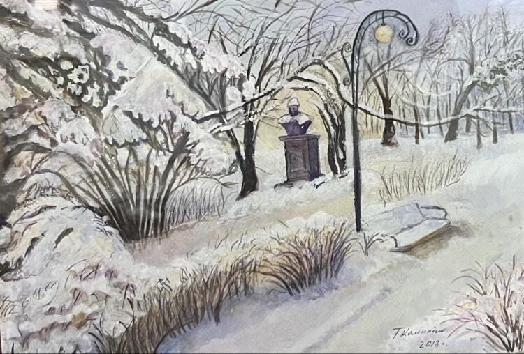 Картина «Площадь Верещагина»»