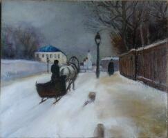 Пейзаж «Москва. Зима»