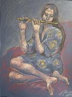 Картина «Флейтистка»