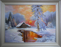 Картина «Зимний вечер»