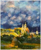 Картина "Вечер в Боровске"
