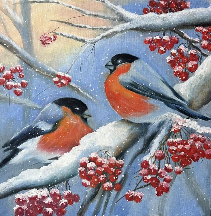 Картина «Снегири»