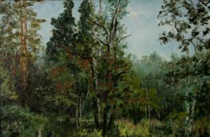 Картина "Рябина. Челобитьевский лес»