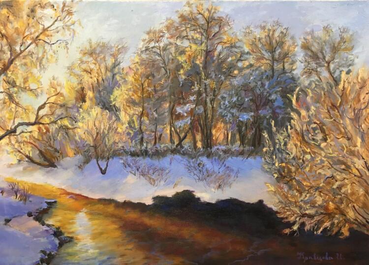 Пейзаж «Мелодия зимы» Пейзаж «Мелодия зимы»