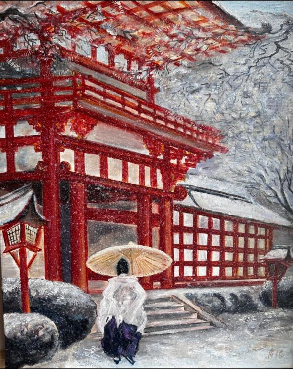 Картина «Утро в Дацане»