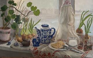 Картина "Весенний натюрморт"