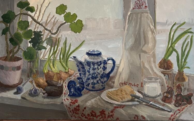 Картина "Весенний натюрморт"