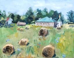 Пейзаж «Село Константиново. Школа»