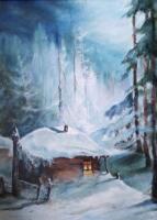 Пейзаж «Избушка»