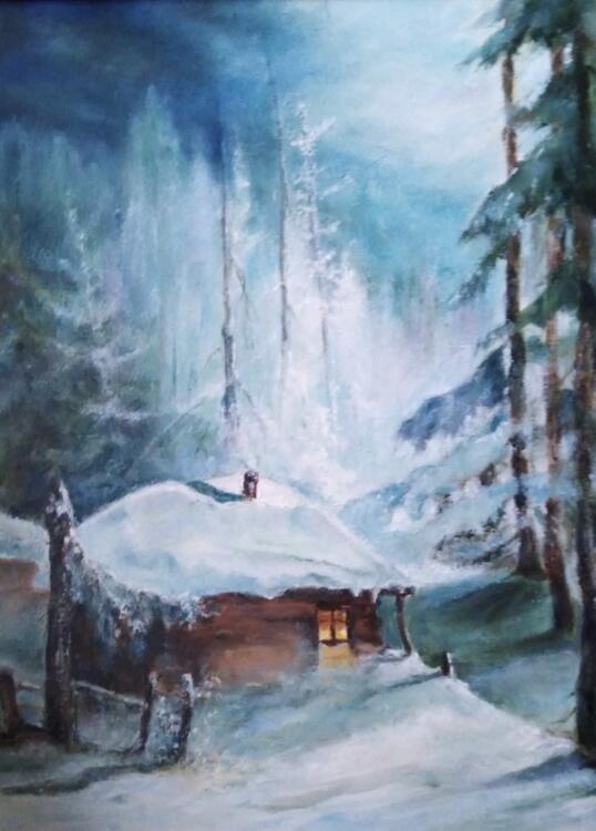 Пейзаж «Избушка»