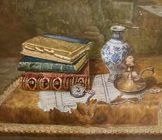 Натюрморт «Натюрморт с книгами»