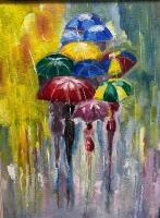 Картина "Летний дождь"