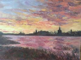 Картина «Кирилло-Белозерский монастырь. Вечер»