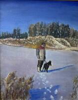 Картина «Зимняя прогулка»